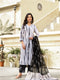 Printed Straight Kurta and Pant set with Dupatta