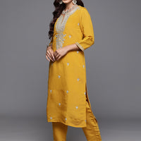 Designer Embroidery Kurta With Pant And Beautiful Dupatta