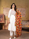 Women's Viscous Chanderi Kurta  With Silk Dupatta Set