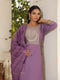 Beautiful and Simple Embroidered Kurta set With Bottom and Dupatta